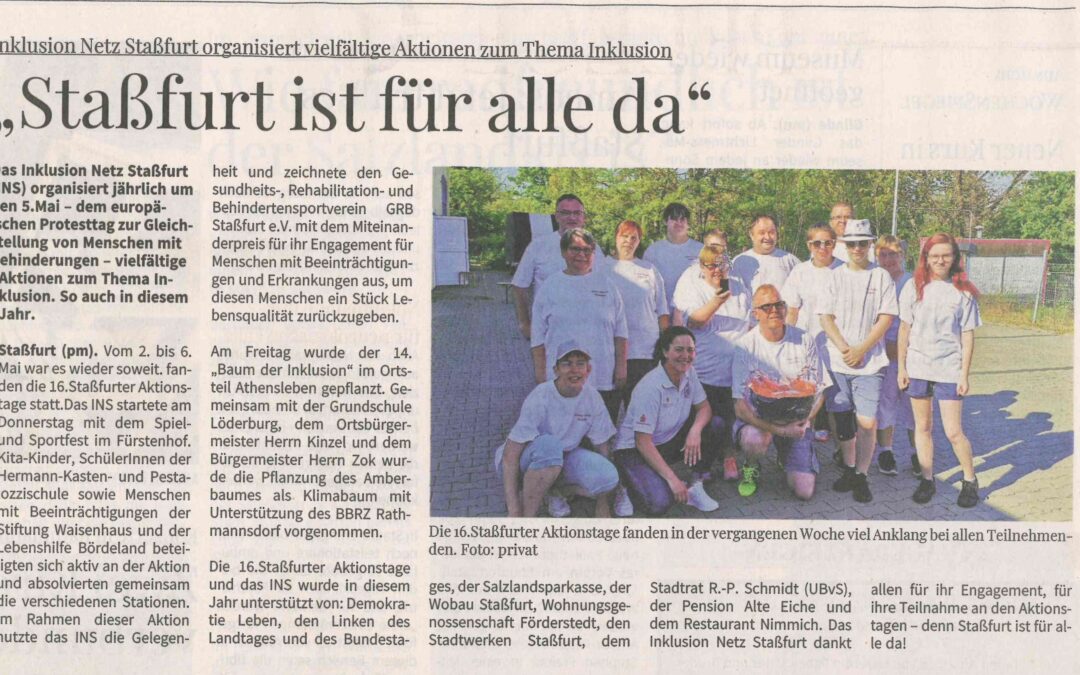11.05.2024 – Generalanzeiger „Staßfurt ist für alle da“