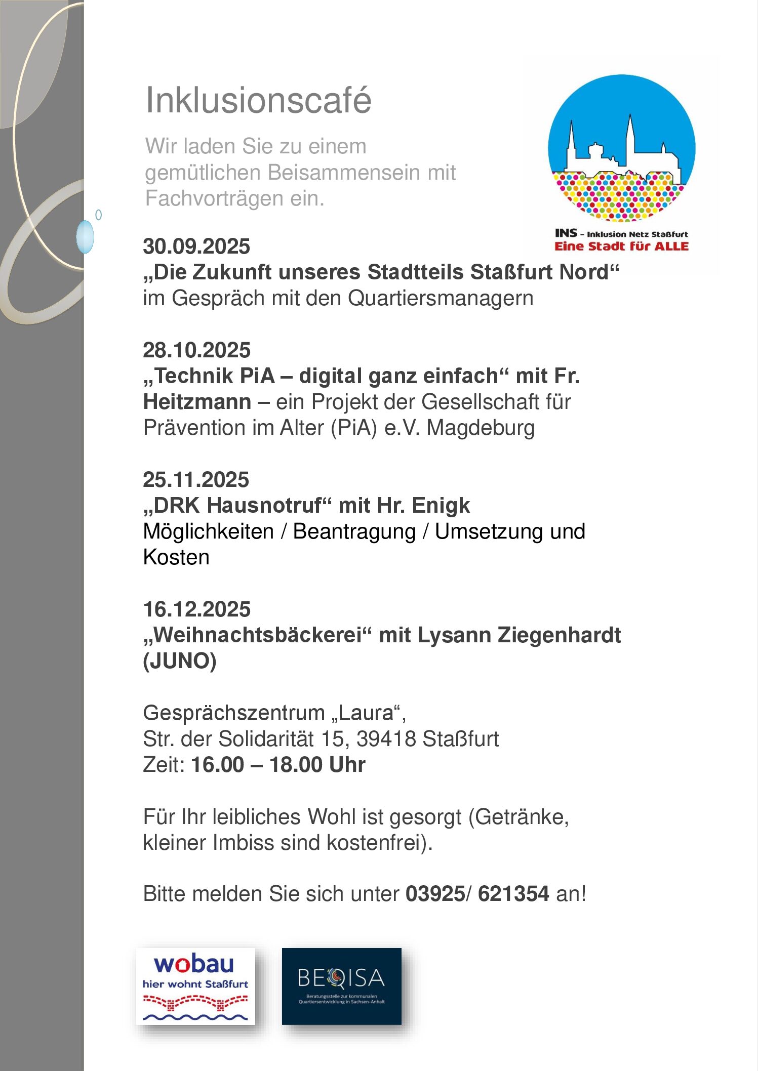 Inklusion Netz Staßfurt lädt ein